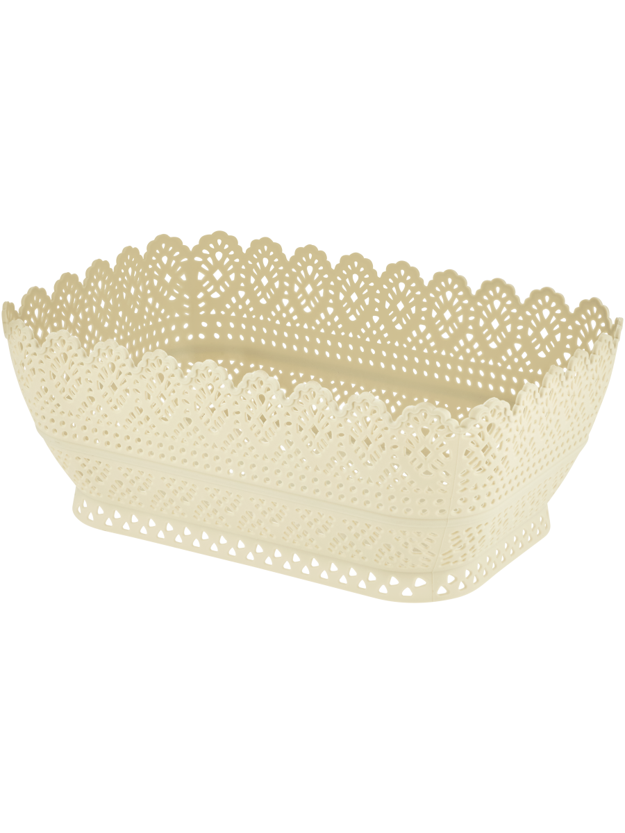 Square Crochet Decorative Planter