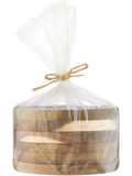 Wooden Coaster With Rim 10cm (1)