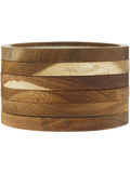 Wooden Coaster With Rim 10cm
