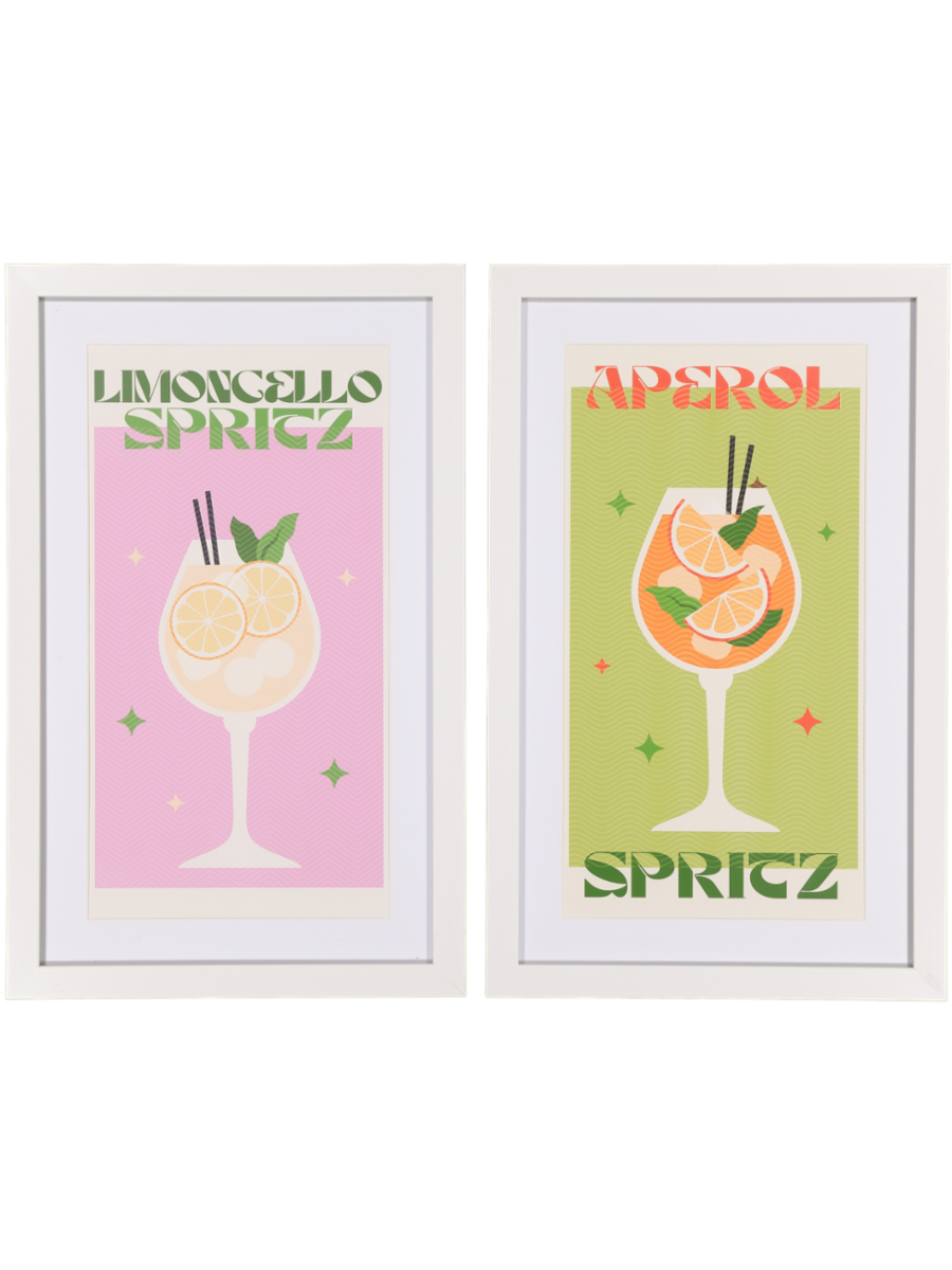 Vibrant Cocktail Art Frames