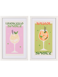 Vibrant Cocktail Art Frames (1)