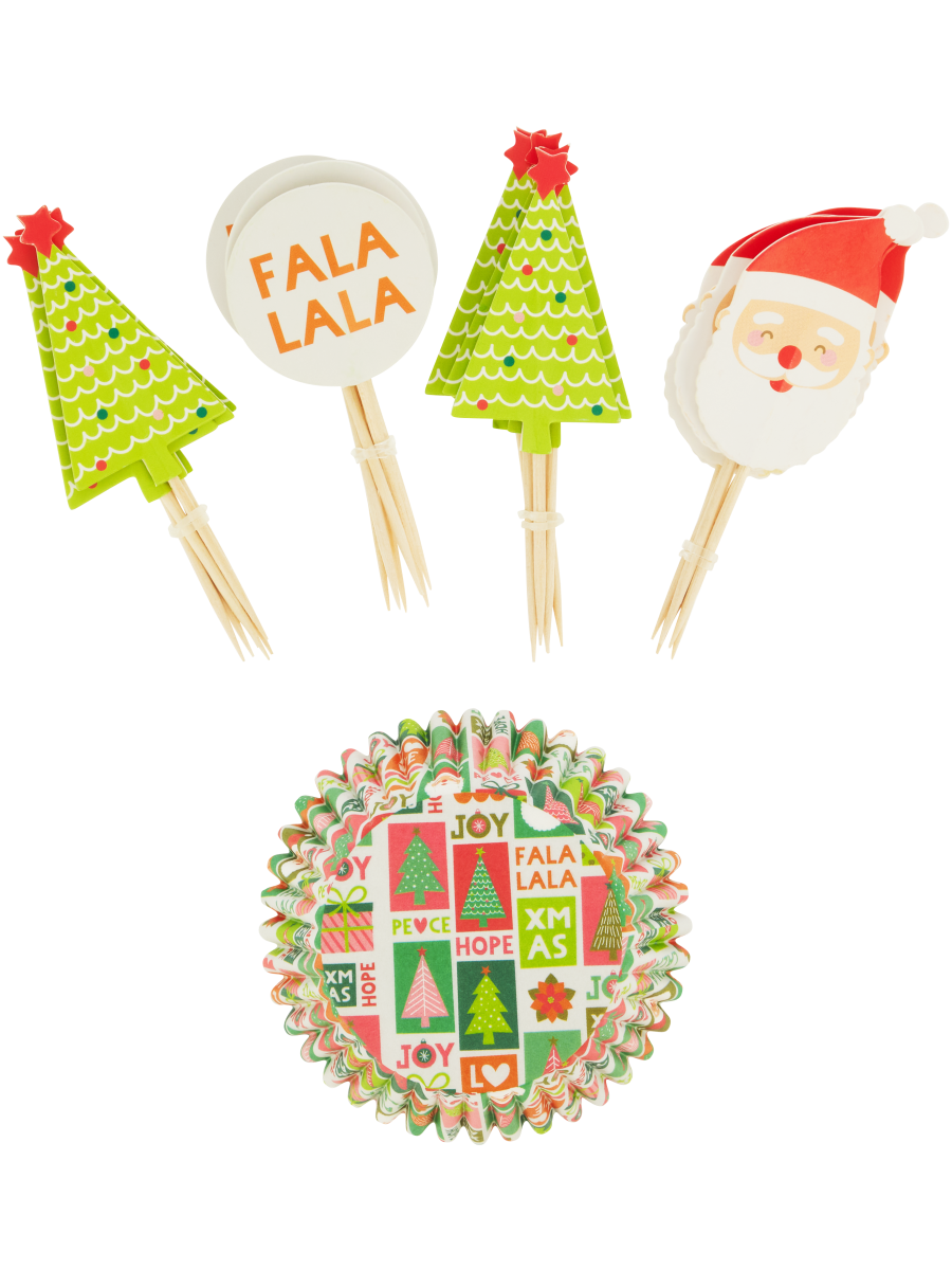 Cupcake Cases And Holders Set