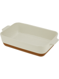 Brown Based Ceramic Oven Dish 33x19cm