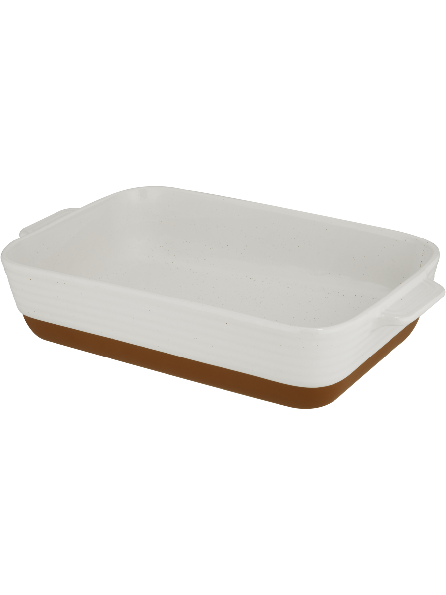 Brown Based Ceramic Ovenware 40x24cm