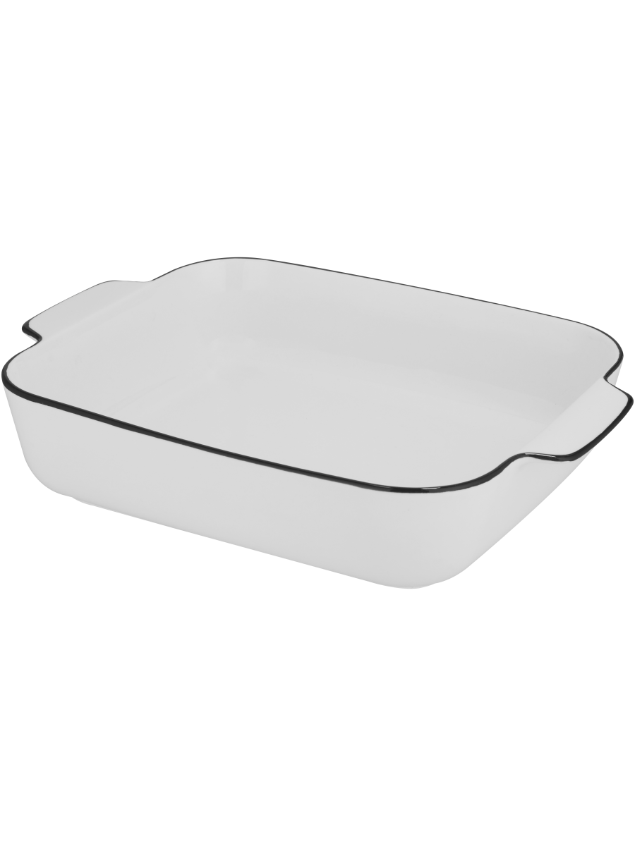 Black Rimmed Oven Dish 34x24cm