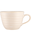 Textured Ribbed Wide Rim Ceramic Mug (1)