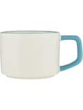 Ceramic Mug With Colour Handle & Rim (1)