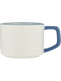 Ceramic Mug With Colour Handle & Rim