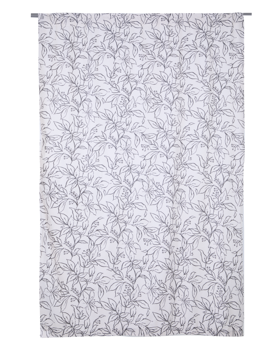 Taped Lined Microfiber Curtain