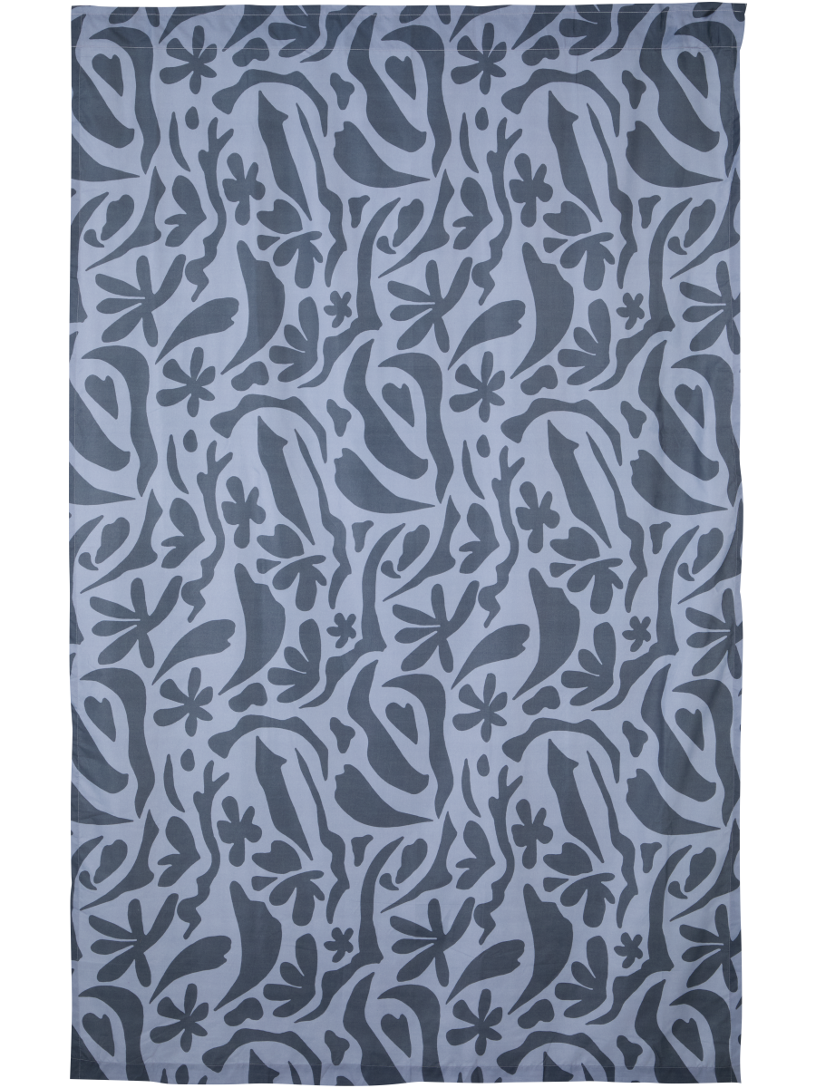 Unlined Taped Microfibre Curtain