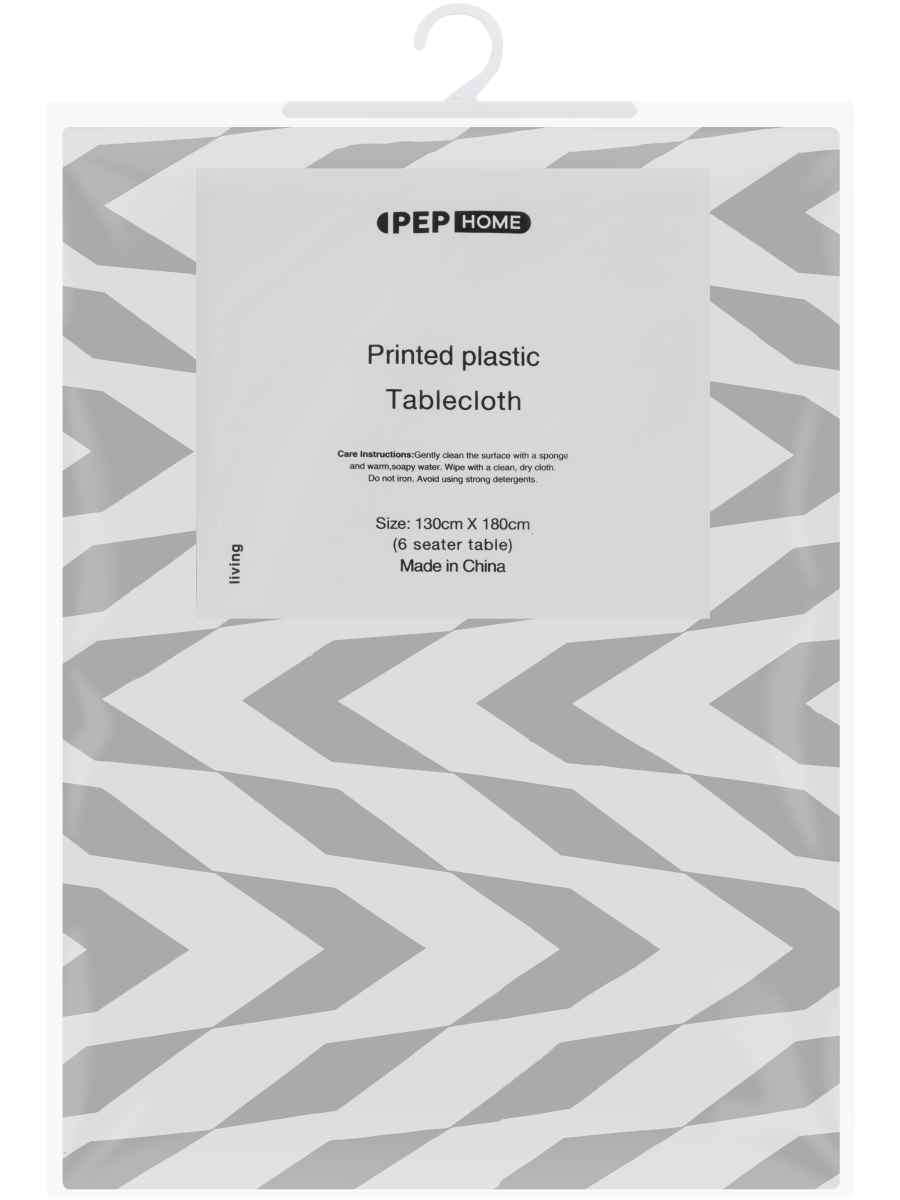 Printed Plastic Tablecloth