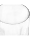 Ribbed Footed Glass Vase 14.5x12.5cm (1)
