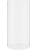Cylinder Shaped Glass Vase 10x20cm
