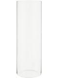 Tall Cylinder Glass Vase 10x30cm