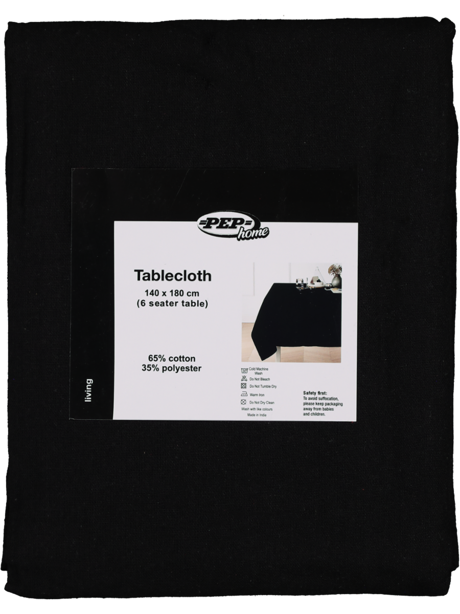 Black Tablecloth