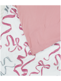 Bows Textured Duvet Cover Set Double (2)
