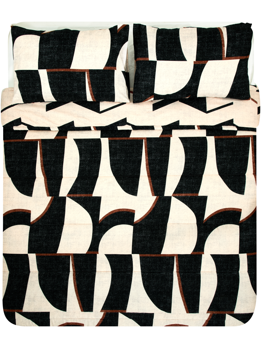 Double Bed Kalamari Microfibre Print Comfort