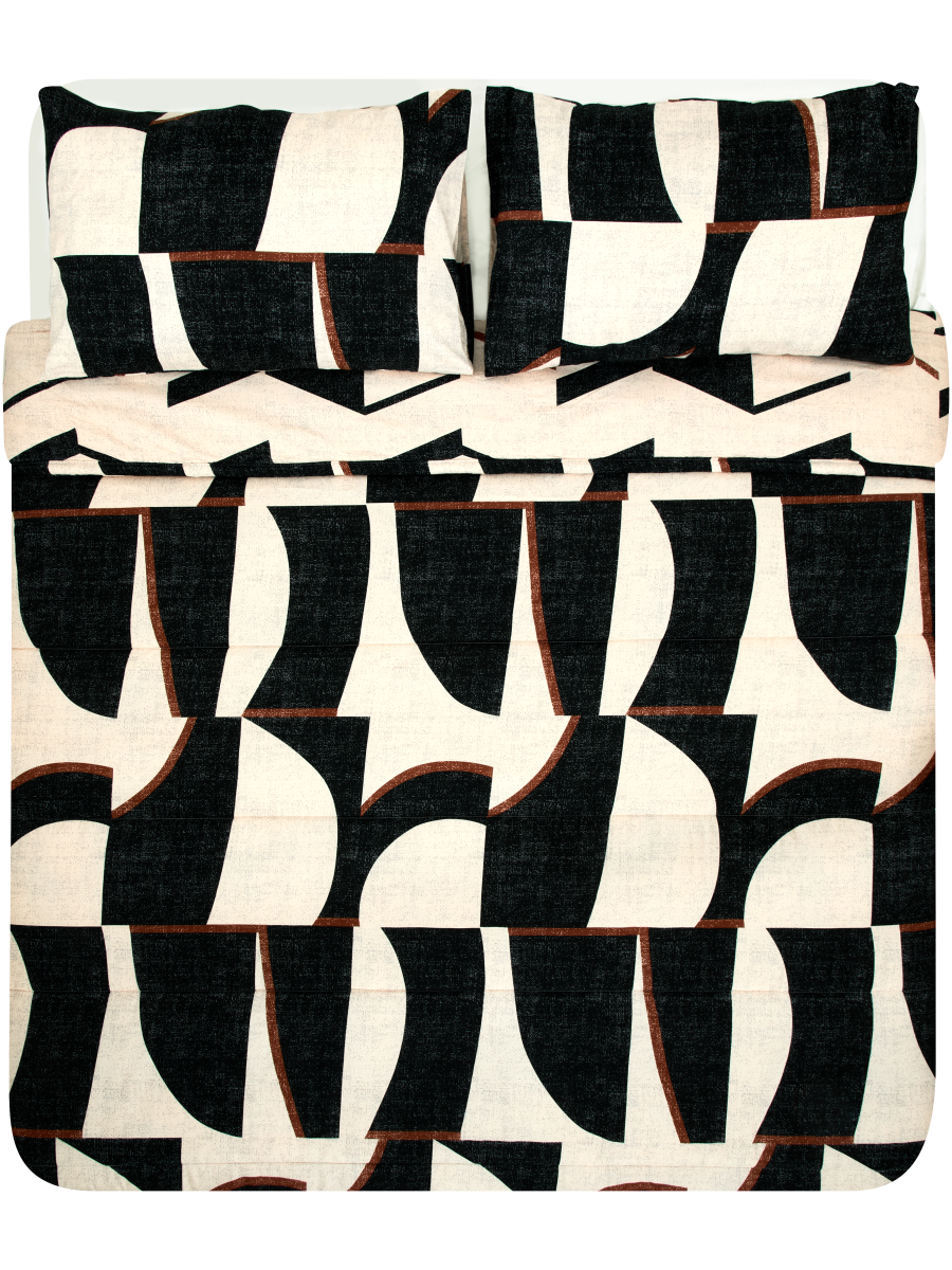 Queen Bed Kalamari Microfibre Print Comfort (1)