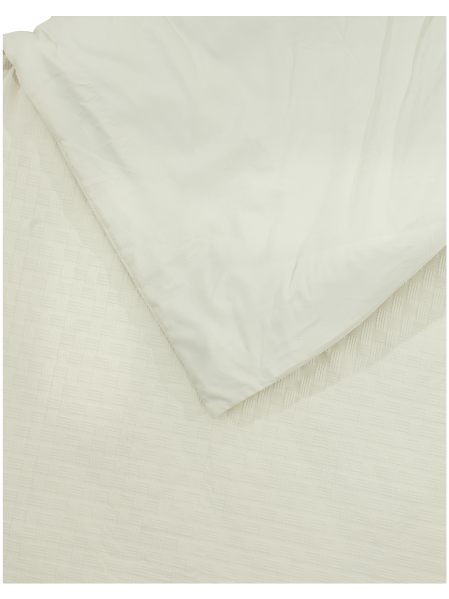 Lattice Weave Textured Duvet Cover Set King (3)