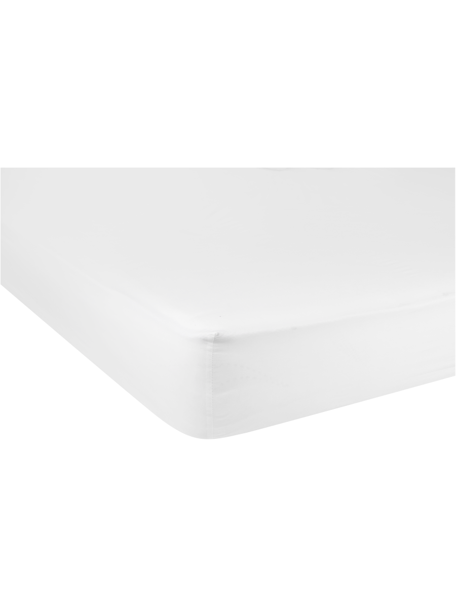 Cotton Rich Percale Fitted Sheet Queen