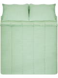 Checkered Weave Comforter Set Double
