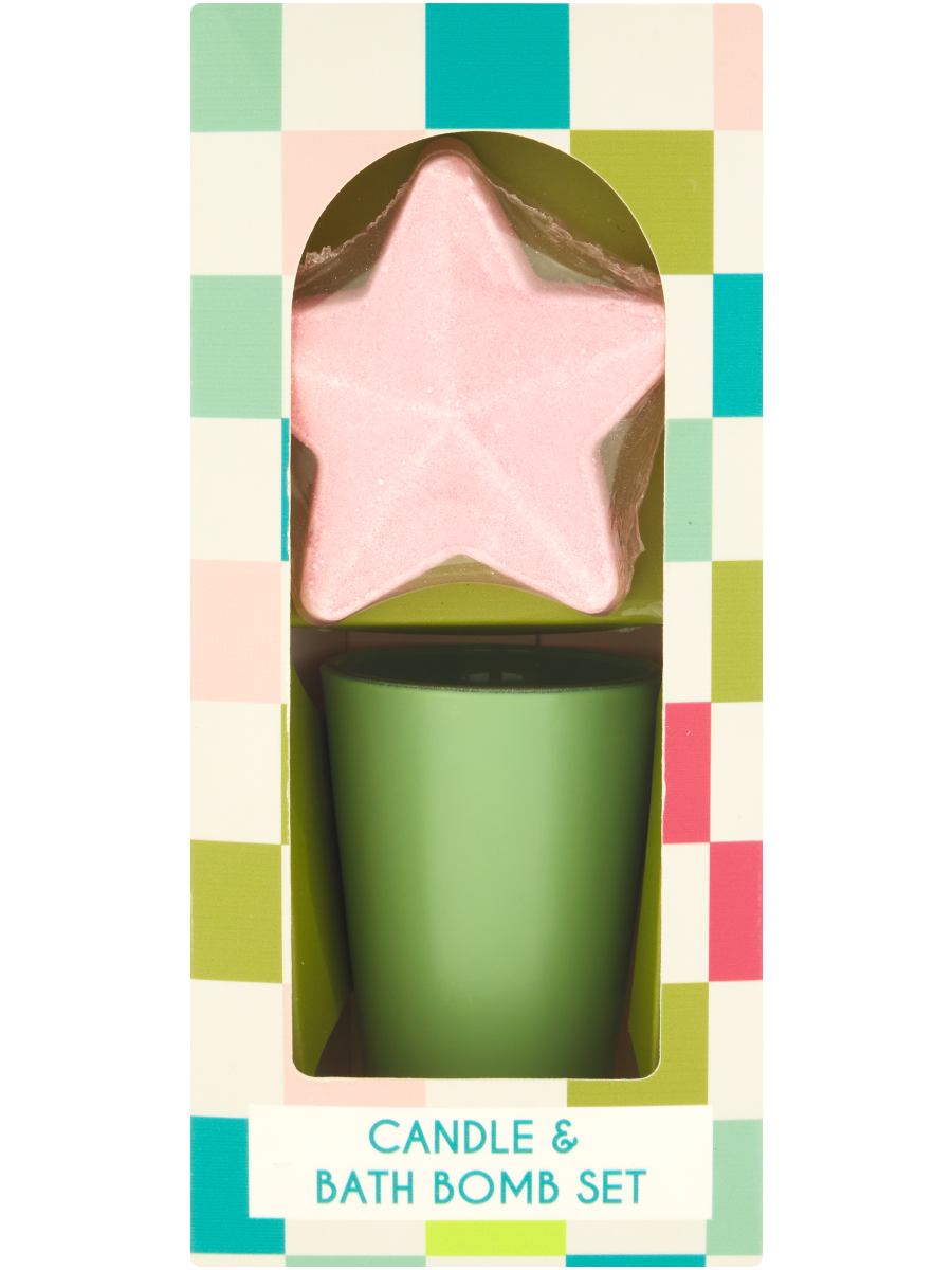 Christmas Candle & Bath Bomb Set (2)