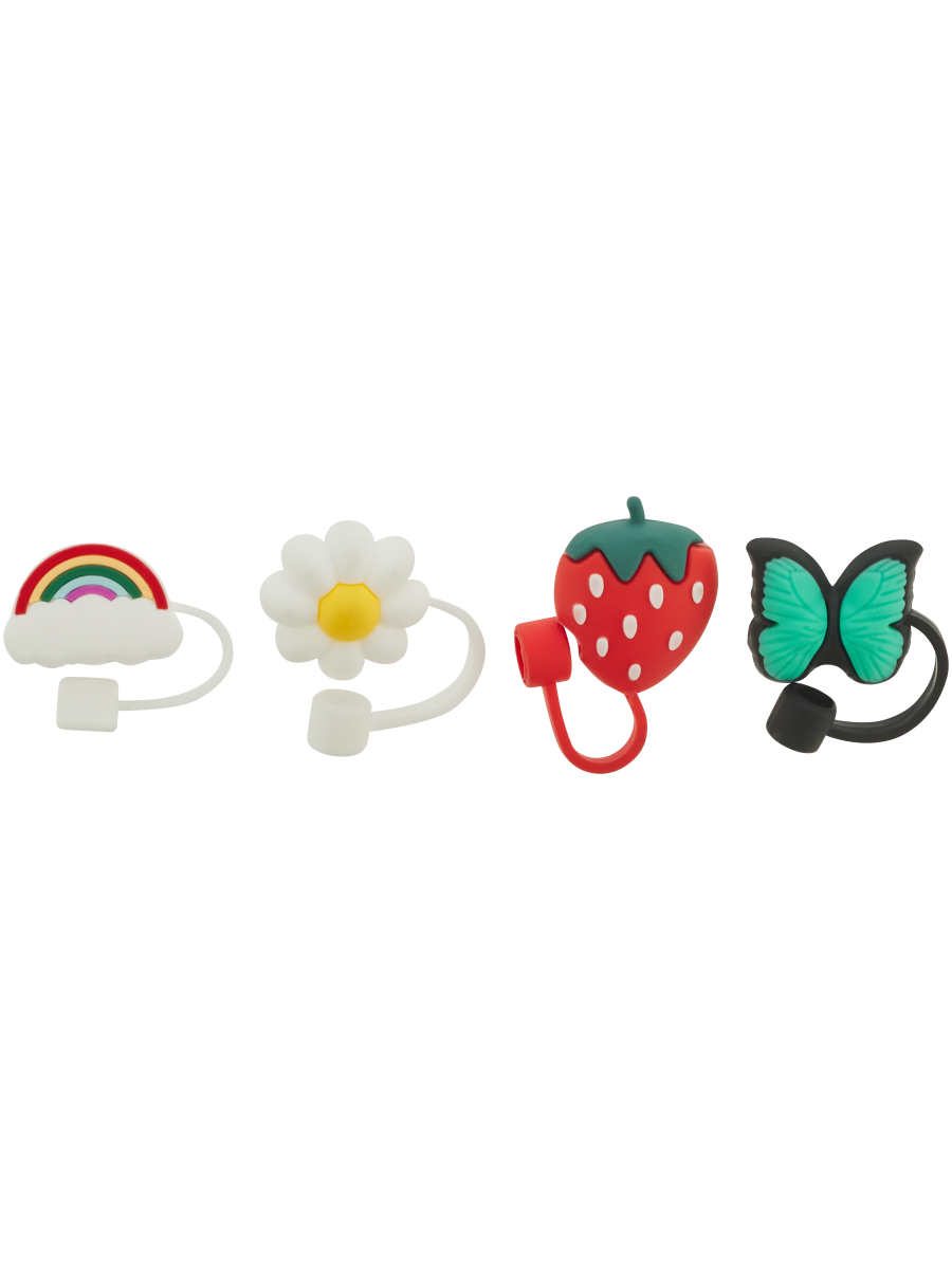 4 Pack Straw Toppers