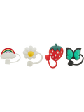 4 Pack Straw Toppers