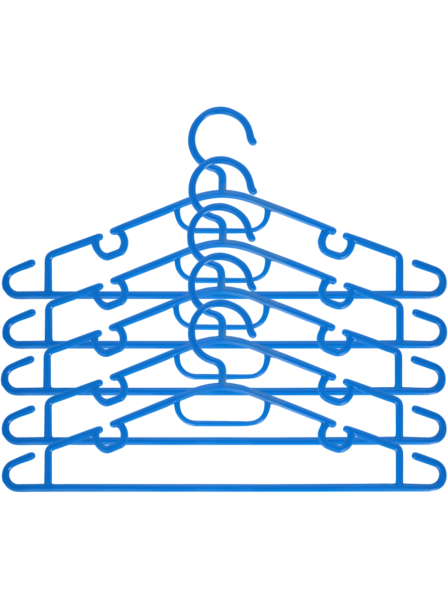 Plastic Hangers (Design/Colour may vary) (3)