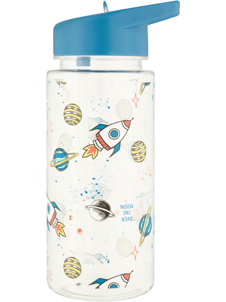 Spaceships Bottle With Straw