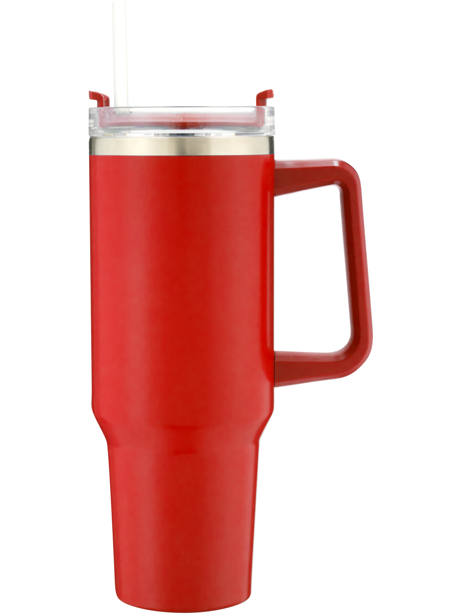 Red 1.18L Stainless Steel Bottle (2)