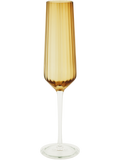 Ribbed Champagne Glass