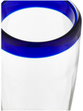 Footed Glass With Blue Ring (1)