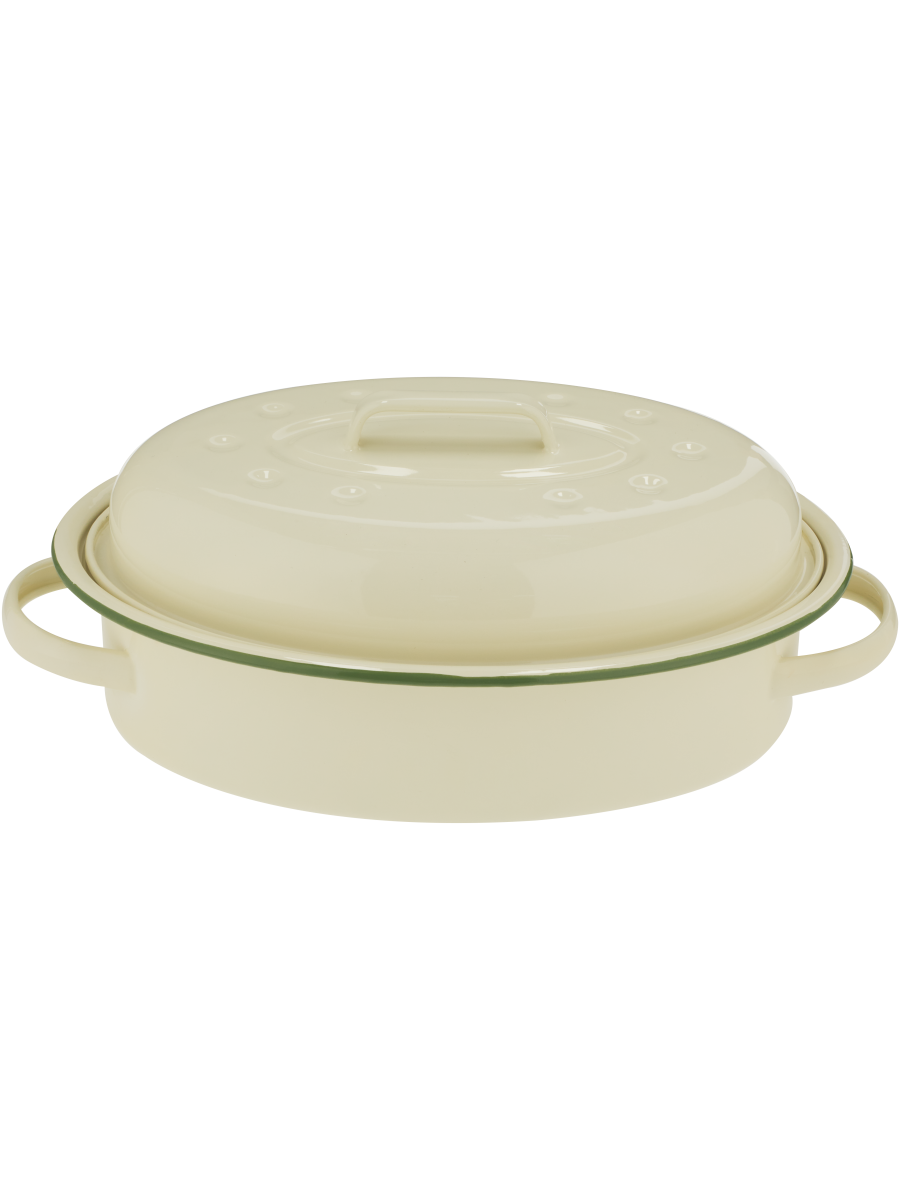 4 Liter Enamel Casserole Roaster