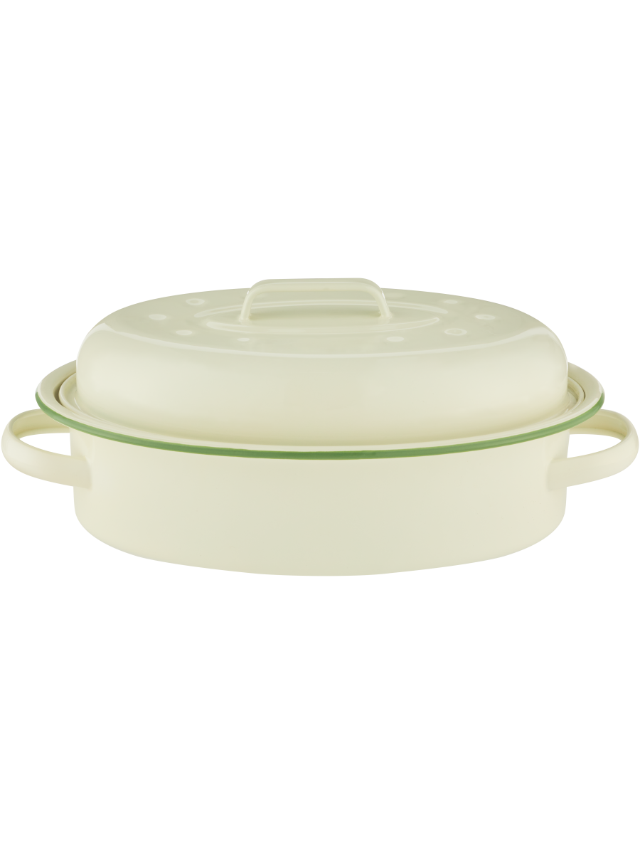 4 Liter Enamel Casserole Roaster (2)