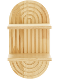 Oval Wall Shelf 2Tier