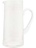 Tall Ribbed Glass Jug