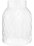 Textured Glass Vase 8x13cm