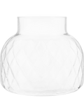Textured Glass Vase 8x13cm