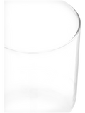 Round Wide Ringed Glass Vase 10.5x10cm (1)