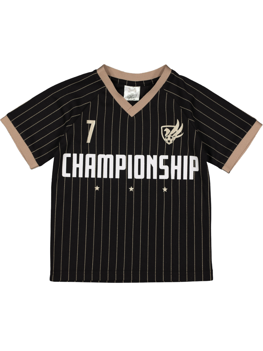 Black Stripped Active T-Shirt