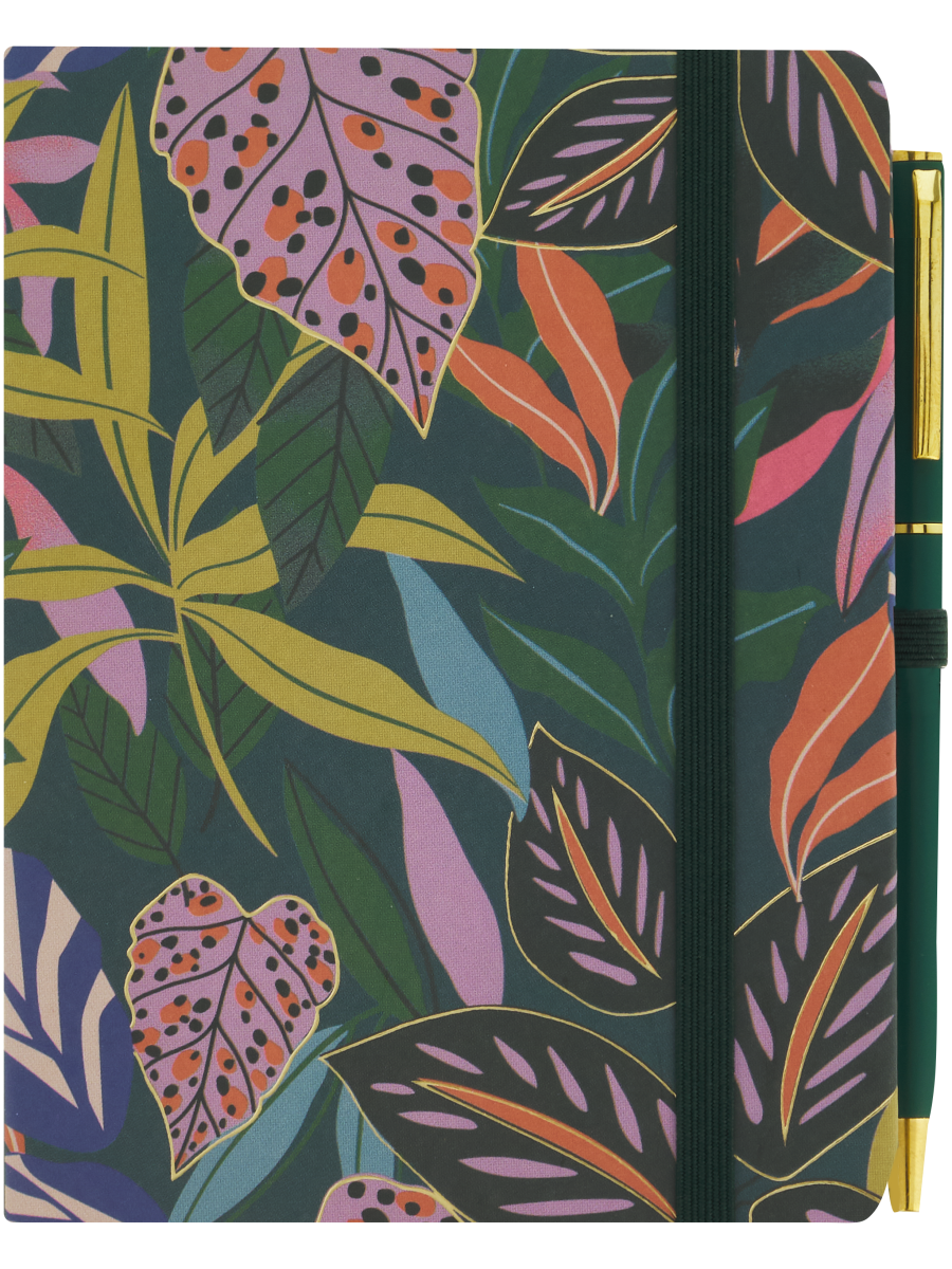 A6 Leafy Notebook With Pen (2)