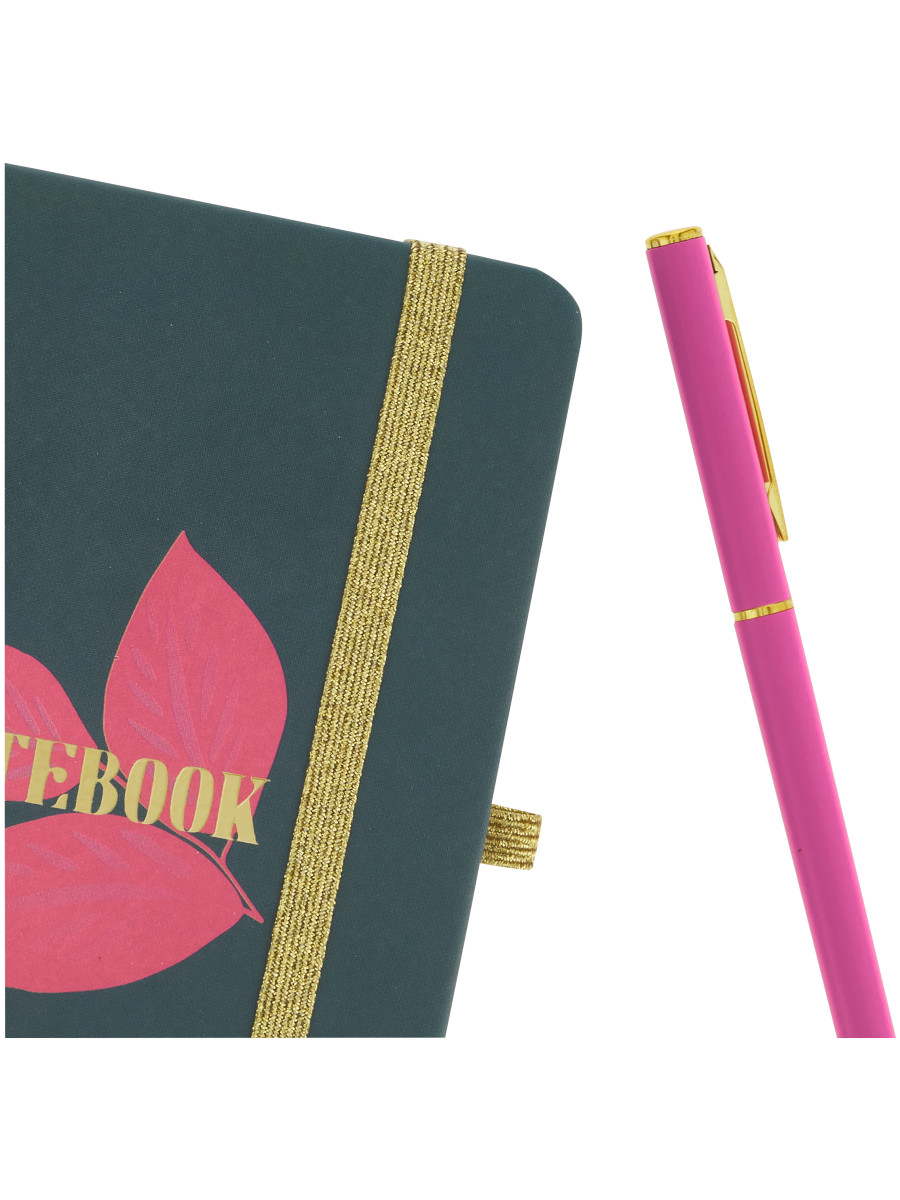 A6 Leafy Notebook With Pen (3)