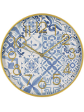 Printed Blue Clock