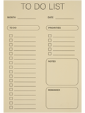 To Do List Notepad