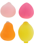 4 Piece Fruit Makeup Sponges