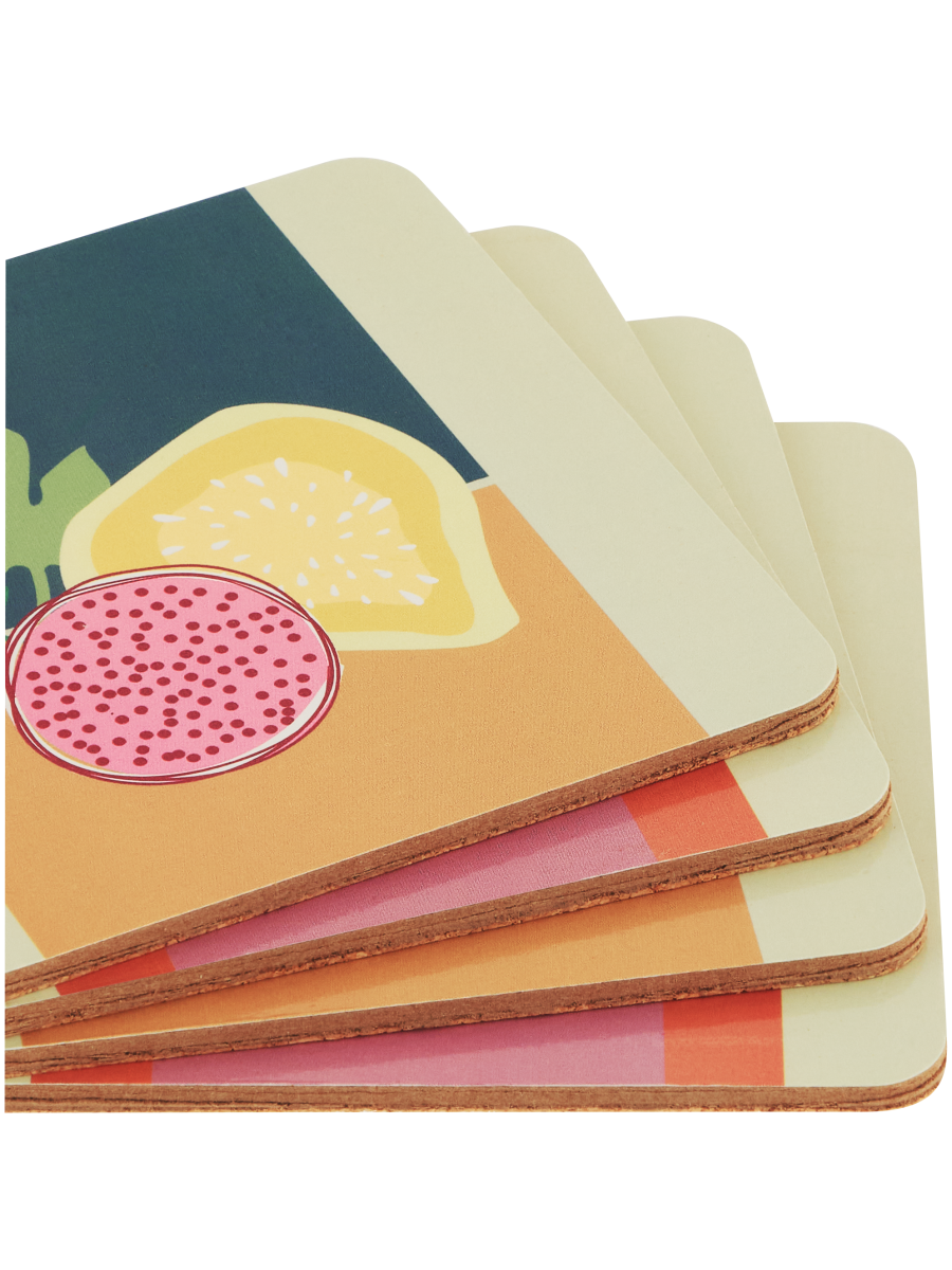 Fruit Pattern Coasters