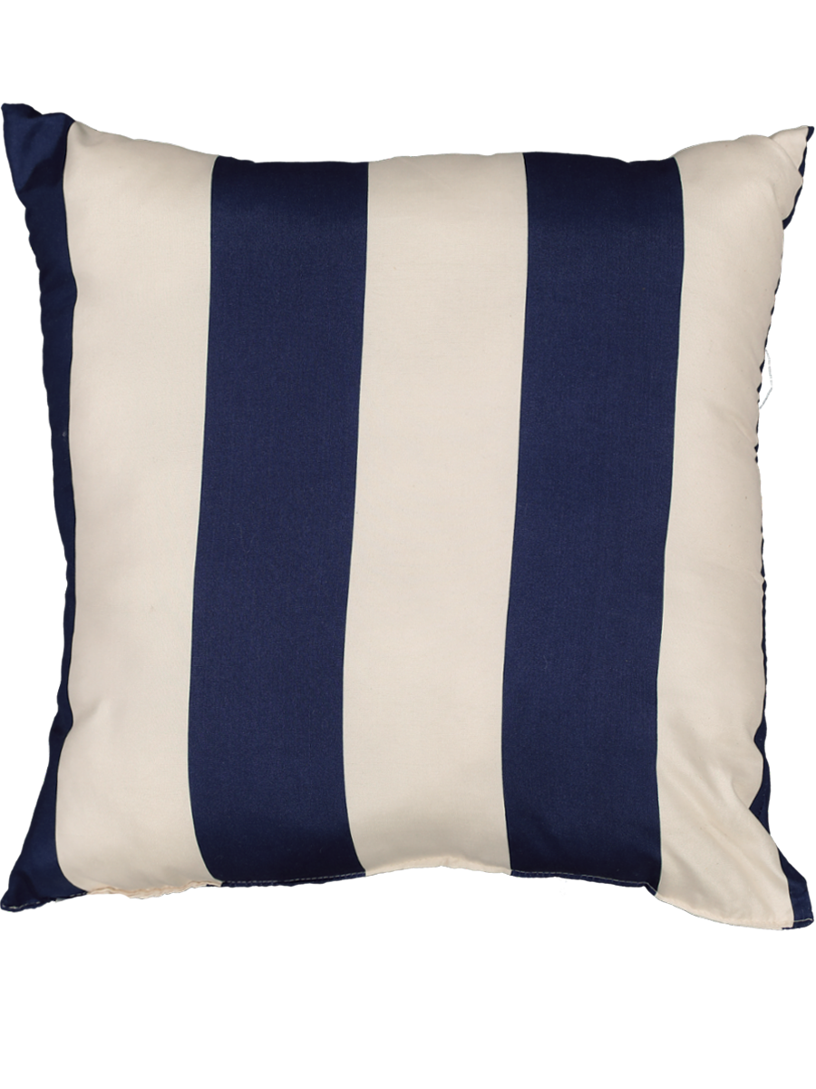 Navy Stripe Scatter Cushion 45X45cm