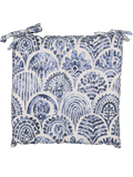 Blue Waves Outdoor Chair Pad