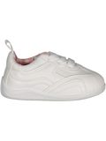 White Pull On Sneakers